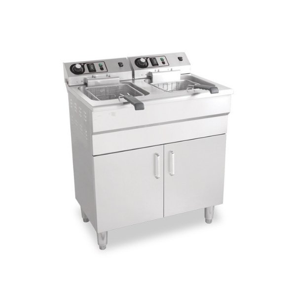 Electric-Double-Tank-Deep-Fryer-16-Liter