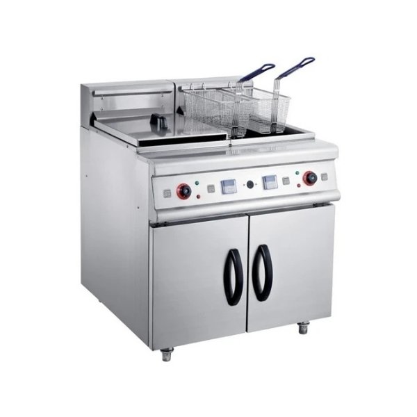Electric-Double-Tank-Deep-Fryer-16-Liter
