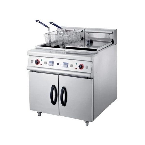 Electric-Double-Tank-Deep-Fryer-16-Liter