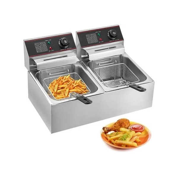 GAS-Deep-Fryer-Double-Tank-6-6-Liter