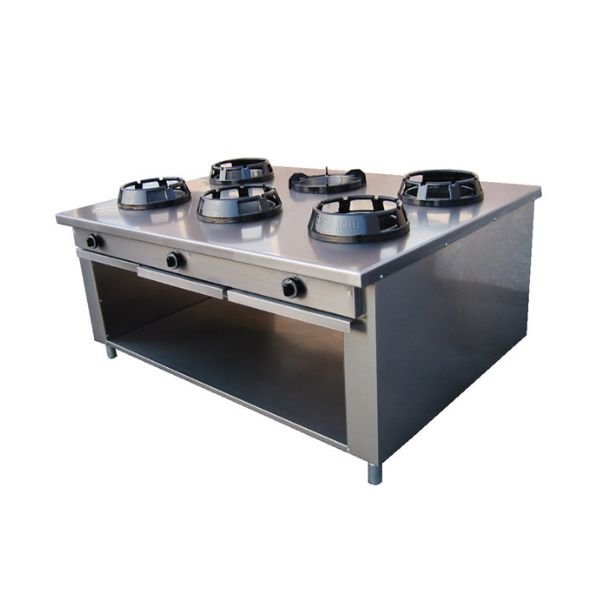 Six-Burner-Chinese-Gas-Range