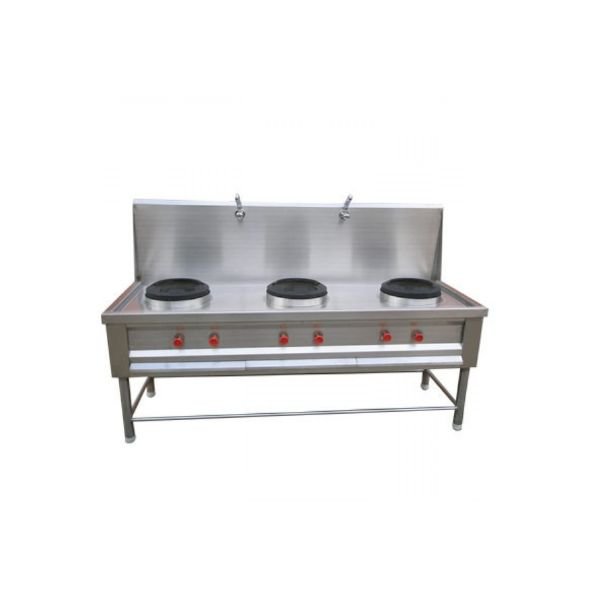 Three-Burner-Chinese-Gas-Range