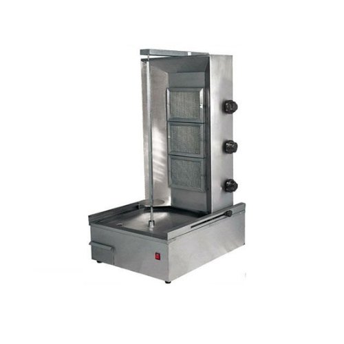 3 Burner Shawarma Machine Gas Operated