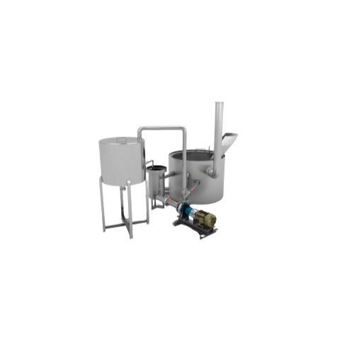 Circular Batch Fryer 100 kg 2