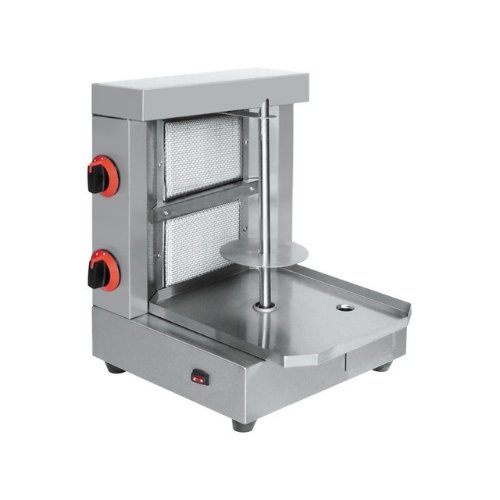 Double Burner Shawarma Machine Gas Operated 4